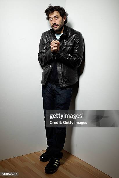 Actor Filippo Timi from the film 'Vincere' poses for a portrait during the 2009 Toronto International Film Festival at The Sutton Place Hotel on...