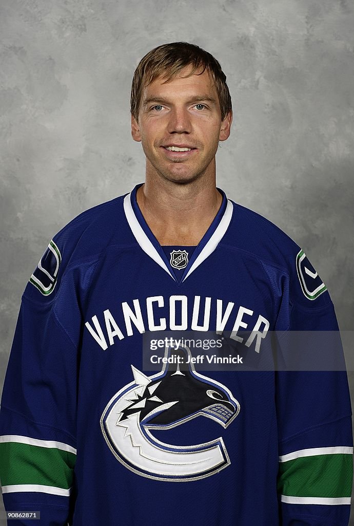 Samuelson Nhl Mikael Samuelsson of the Vancouver Canucks poses for his official ...