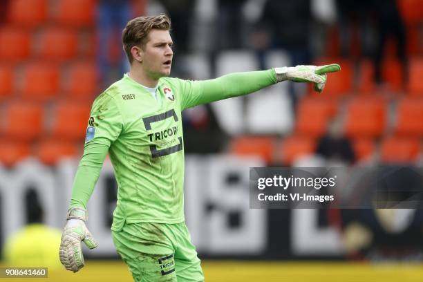 Mattijs Branderhorst of Willem II during the Dutch Eredivisie match between Willem II Tilburg and FC Groningen at Koning Willem II stadium on January...