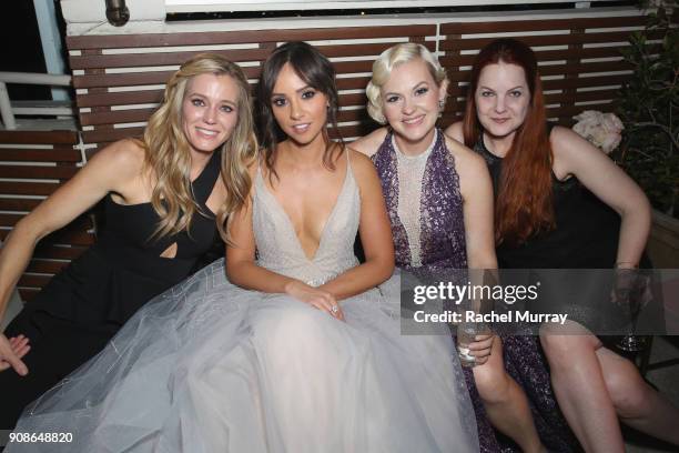 Stunt coordinator Shauna Duggins, actor Britt Baron and actor Kimmy Gatewood and attend Netflix Hosts The SAG After Party At The Sunset Tower Hotel...