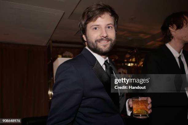 In this handout photo provided by Netflix, screenwriter Ross Duffer attends the Netflix Hosts The SAG After Party At The Sunset Tower Hotel on...