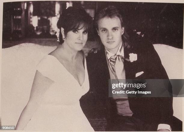 England. Lorna Luft and Colin Freeman after their wedding ceremony. Photo courtesy of Lorna Luft