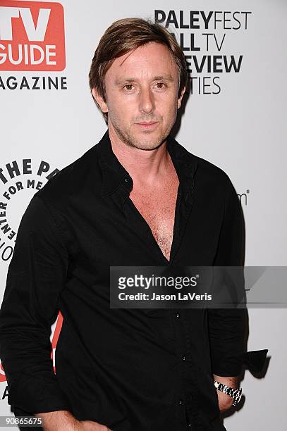 Actor Jake Weber attends the CBS fall preview party presented by TV Guide at The Paley Center for Media on September 11, 2009 in Beverly Hills,...