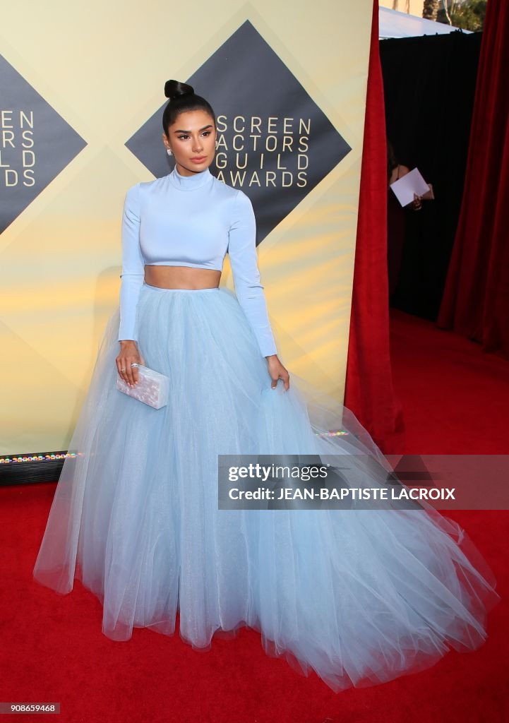 US-ENTERTAINMENT-AWARDS-SAG-ARRIVALS