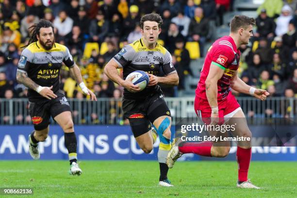 Paul Jordaan of La Rochelle during the Champions Cup match between La Rochelle and Harlequins on January 21, 2018 in La Rochelle, France.
