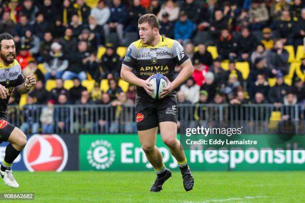 Pierre Bourgarit of La Rochelle during the Champions Cup match between La Rochelle and Harlequins on January 21, 2018 in La Rochelle, France.