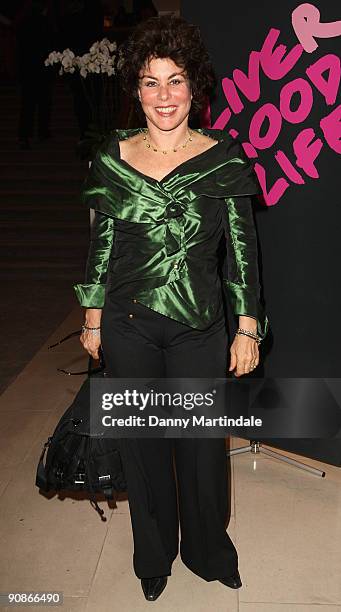 Ruby Wax attends the Liver Good Life event in aid of The Hepatitis C Trust at Christie's, King Street on September 16, 2009 in London, England.