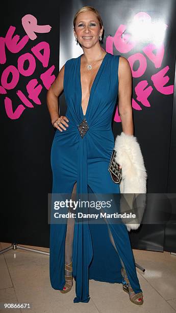 Tania Bryer attends the Liver Good Life event in aid of The Hepatitis C Trust at Christie's, King Street on September 16, 2009 in London, England.