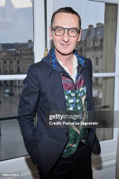 Bruno Frisoni attends the Schiaparelli Haute Couture Spring/Summer 2018 show as part of Paris Fashion Week on January 22, 2018 in Paris, France.