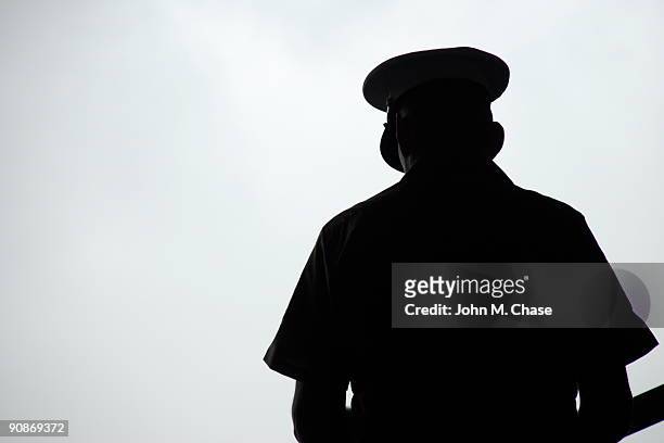 u.s. marine silhouette - military afghanistan stock pictures, royalty-free photos & images