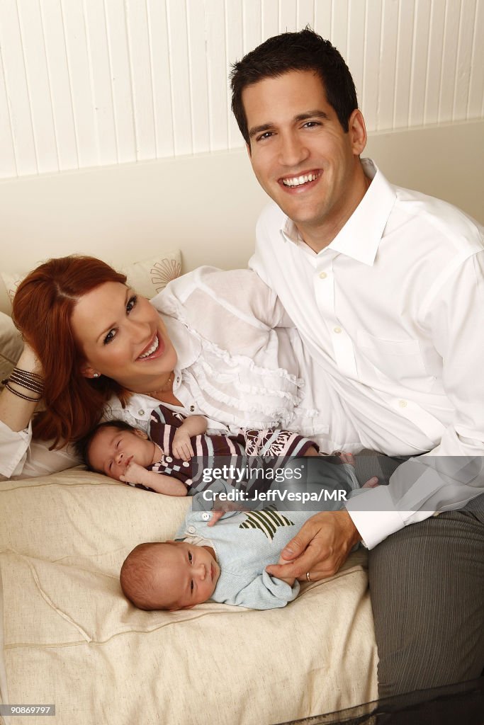 Molly Ringwald, Her Husband Panio Gianopoulos, And Their Twins Adele And Roman