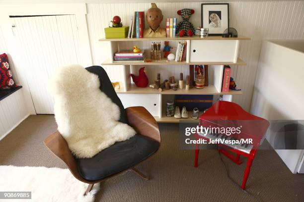 General view during a photo shoot with Molly Ringwald, her husband Panio Gianopoulos, their new twins Adele Georgina and Roman Stylianos and daughter...