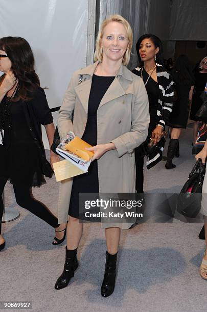 Editor-in-Chief of Allure magazine, Linda Wells attends Mercedes-Benz Fashion Week at Bryant Park on September 16, 2009 in New York, New York.