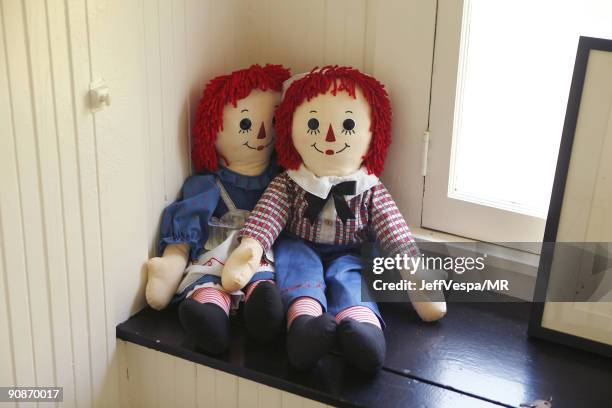 General view during a photo shoot with Molly Ringwald, her husband Panio Gianopoulos, their new twins Adele Georgina and Roman Stylianos and daughter...