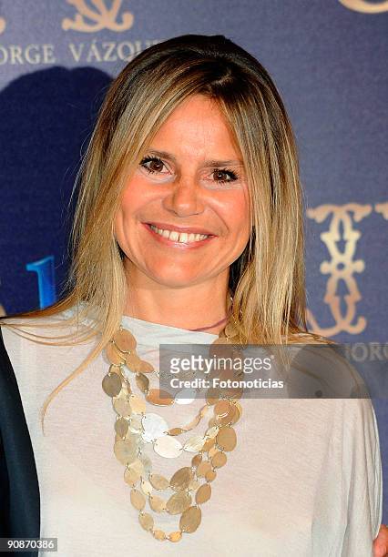 Eugenia Martinez de Irujo attends the Jorge Vazquez 2010 S/S Collection launch party at Santo Mauro Hotel on September 16, 2009 in Madrid, Spain.
