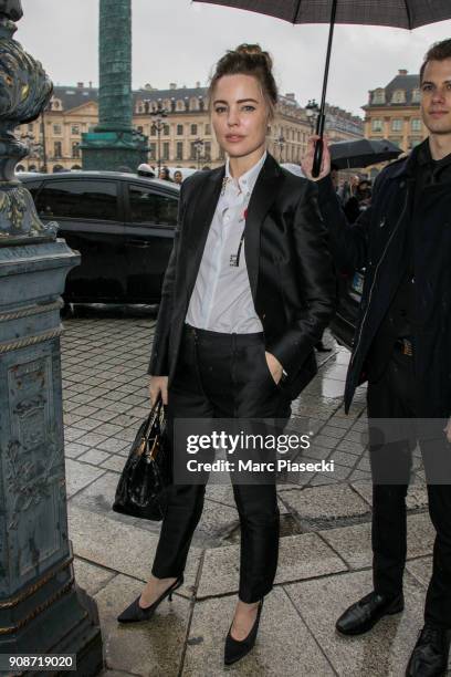 Actress Melissa George is seen is seen on January 22, 2018 in Paris, France.