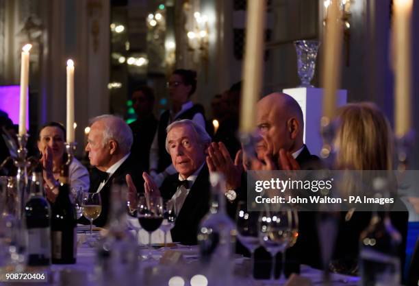 Gordon Banks during the Football Writers Association Tribute night at The Savoy, London. PRESS ASSOCIATION Photo. Picture date: Sunday January 21,...