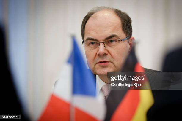 German Agriculture and Consumer Protection Minister Christian Schmidt during a bilateral talk on January 20, 2018 in Berlin, Germany.