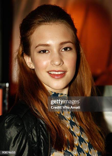 Actress Alexia Fast attends the "Hungry Hills" premiere at the AMC 7 during the 2009 Toronto International Film Festival on September 16, 2009 in...