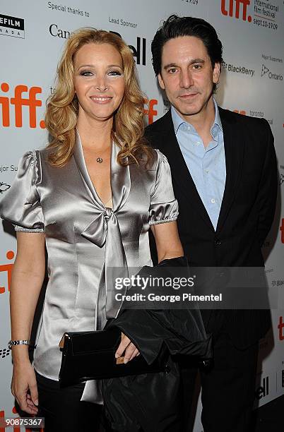 Actress Lisa Kudrow and actor Scott Cohen attend the "Love And Other Impossible Pursuits" Premiere held at the Roy Thomson Hall during the 2009...