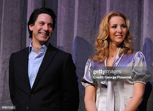 Actor Scott Cohen and actress Lisa Kudrow attend the "Love And Other Impossible Pursuits" Premiere held at the Roy Thomson Hall during the 2009...