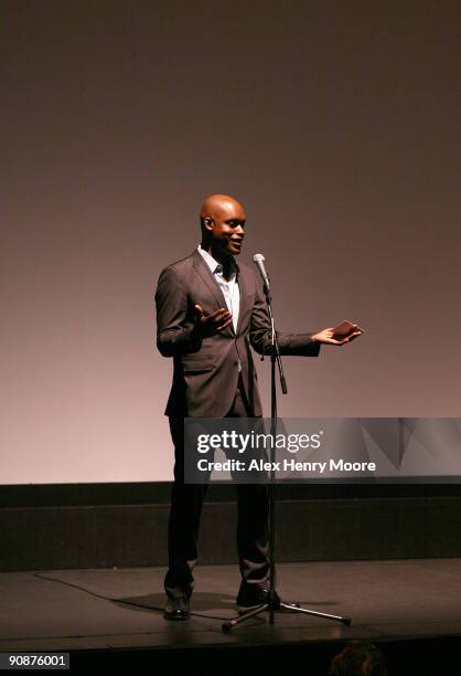 Co-director of TIFF Cameron Bailey attends the "Le Refuge" premiere at the Ryerson Theatre during the 2009 Toronto International Film Festival on...