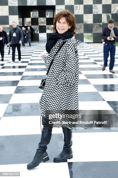 Sylvie Rousseau attends the Christian Dior Haute Couture Spring Summer 2018 show as part of Paris Fashion Week on January 22, 2018 in Paris, France.