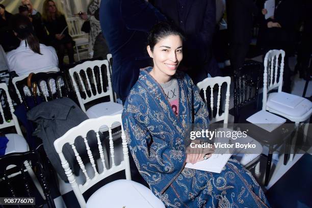 Caroline Issa attends the Christian Dior Haute Couture Spring Summer 2018 show as part of Paris Fashion Week on January 22, 2018 in Paris, France.