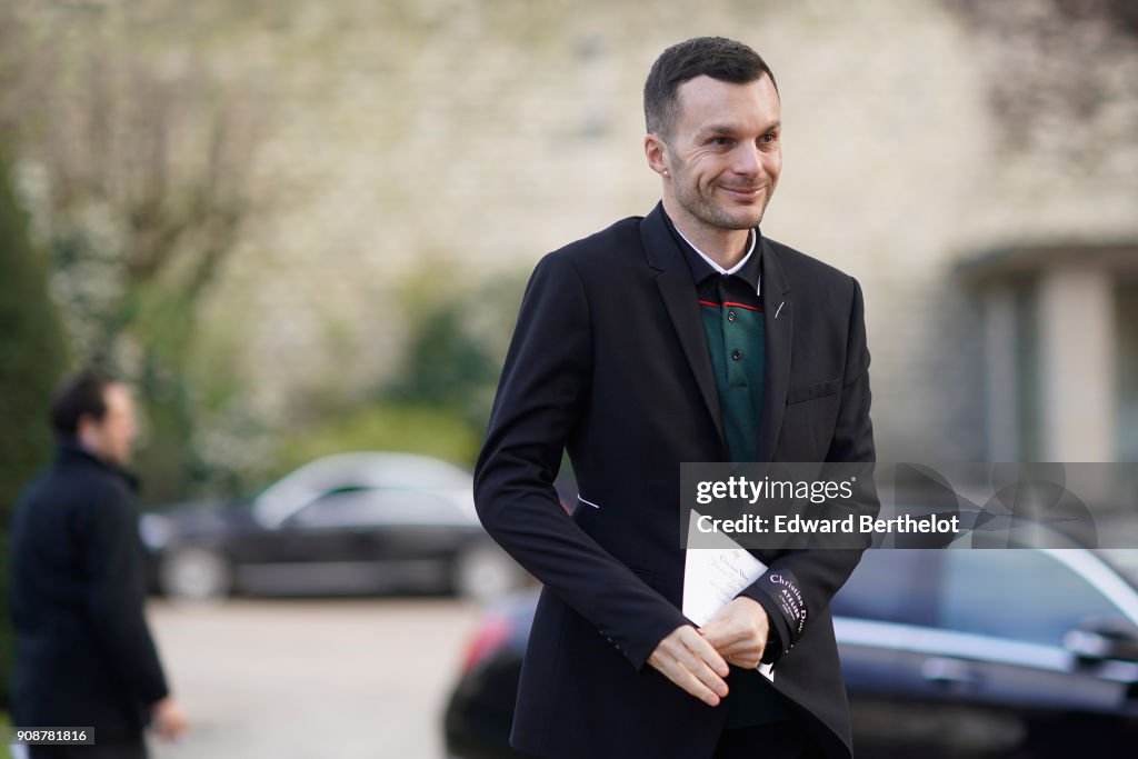 Christian Dior : Outside Arrivals - Paris Fashion Week - Haute Couture Spring Summer 2018