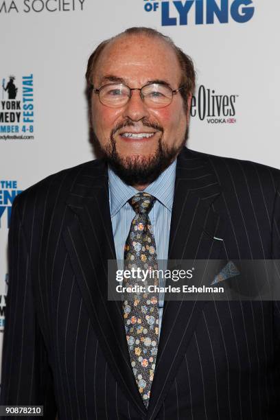 Writer James Lipton attends The Cinema Society and Links of London's screening of "The Invention Of Lying" at the Tribeca Grand Screening Room on...