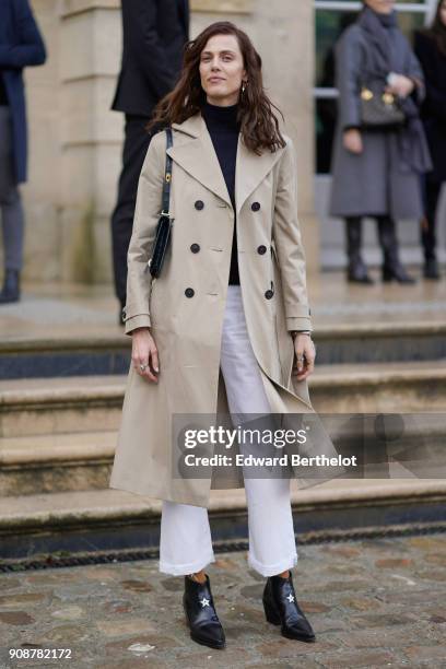 Aymeline Valade attends the Christian Dior Haute Couture Spring Summer 2018 show as part of Paris Fashion Week on January 22, 2018 in Paris, France.