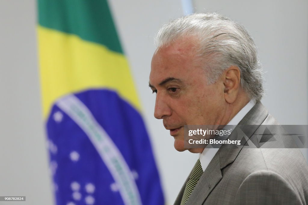 President Temer Announces Funds For Federal District Subway Expansion Before Leaving For Davos