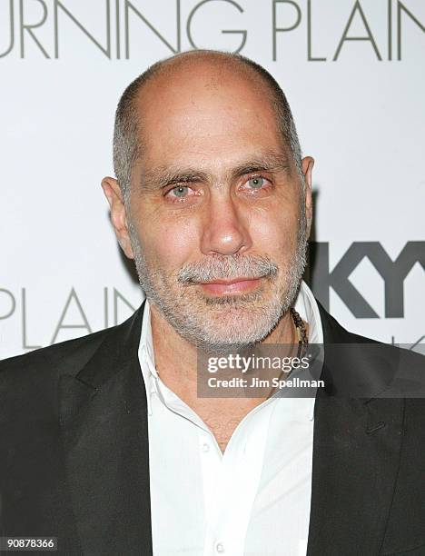 Director Guillermo Arriaga attends the premiere of "The Burning Plain" at Landmark's Sunshine Cinema on September 16, 2009 in New York City.