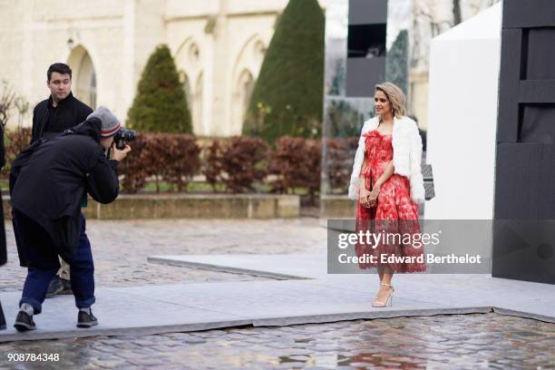 Maha Al Shamsi attends the Christian Dior Haute Couture Spring Summer 2018 show as part of Paris Fashion Week on January 22, 2018 in Paris, France.