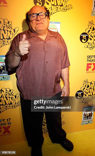 Danny DeVito attends the "It's Always Sunny In Philadelphia" Season 5 premiere at The Beacon Theatre on September 16, 2009 in New York City.