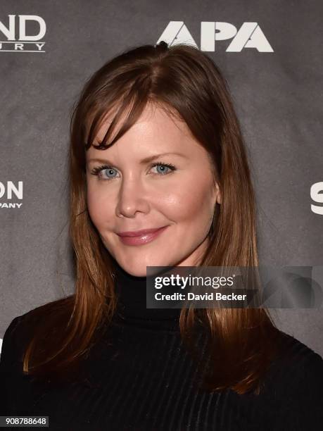 Actor Josie Davis attends the APA reception at the RAND Luxury Escape during the 2018 Sundance Film Festival at The St. Regis Deer Valley on January...