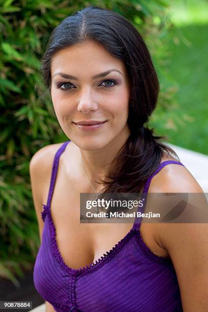 Pesonality Adrienne Curry attends Sonya Dakar Celebrates Ultraluxe New Fall Products At Spa Intercontinental on September 16, 2009 in Century City,...