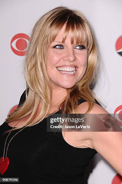 Actress Ashley Jensen attends the CBS new season premiere party at MyHouse Nightclub on September 16, 2009 in Hollywood, California.