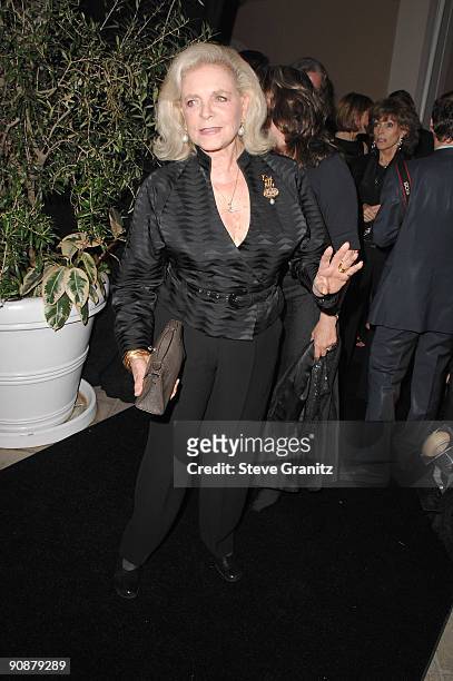 Actress Lauren Bacall arrives to ELLE Magazine's 14th Annual Women In Hollywood at the four seasons hotel on October 15, 2007 in Beverly Hills,...