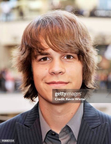 Actor Johnny Simmons appears at the "Jennifer's Body" Hot Topic Fan Event at Hollywood and Highland on September 16, 2009 in Los Angeles, California.