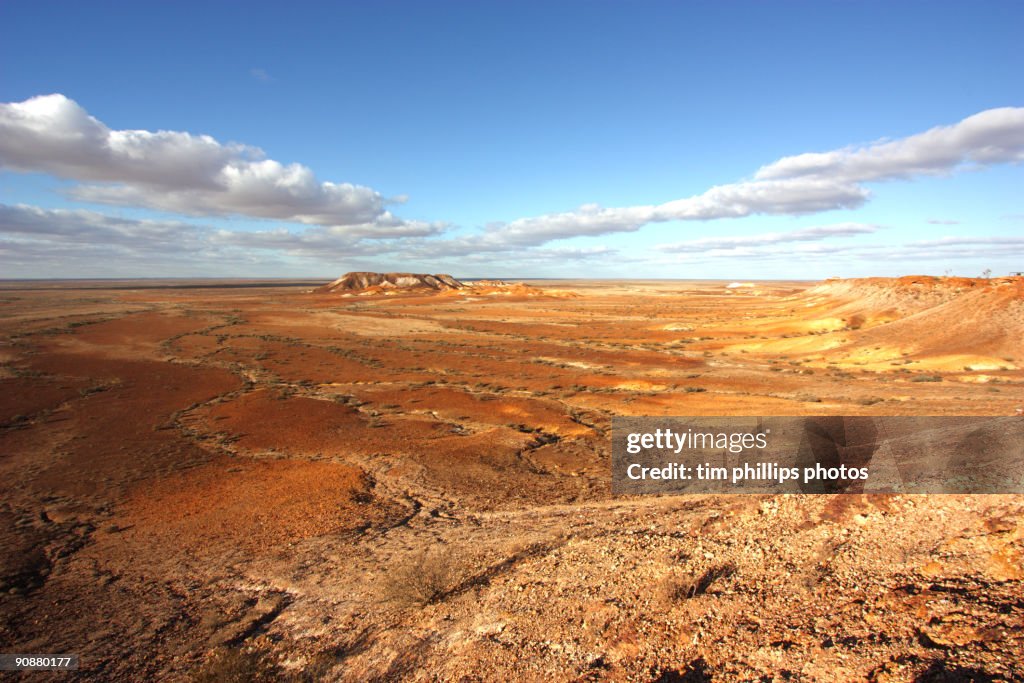 Australia outback opal fields coober
