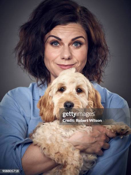 Writer and columnist Caitlin Moran is photographed for the Times on July 7, 2017 in London, England.