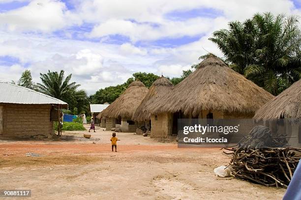 small village in sierra leone - sierra leone stock pictures, royalty-free photos & images