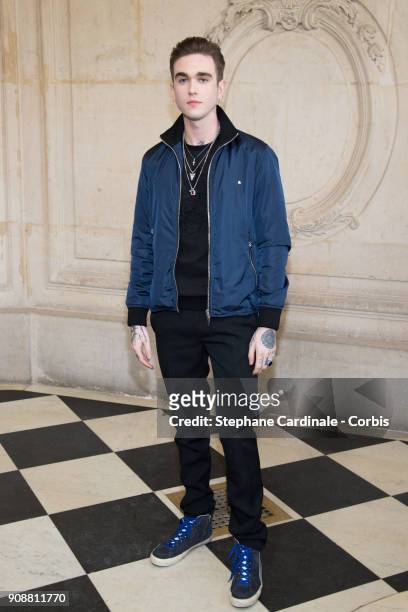 Gabriel-Kane Day-Lewis attends the Christian Dior Haute Couture Spring Summer 2018 show as part of Paris Fashion Week January 22, 2018 in Paris,...