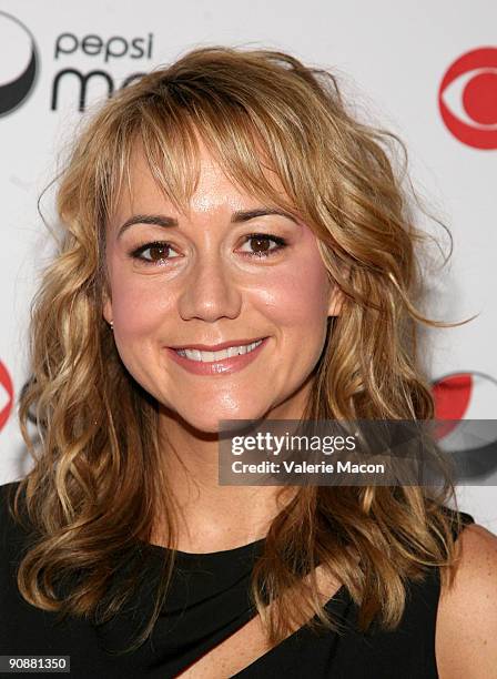 Actress Megyn Price arrives at the CBS' New Season Celebration on September 16, 2009 in Los Angeles, California.