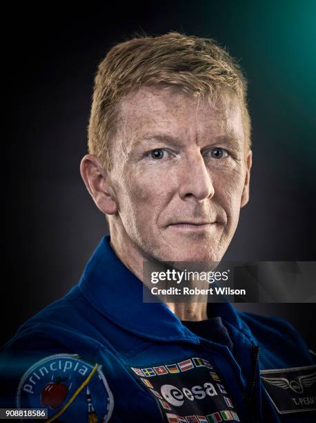 European Space Agency astronaut Tim Peake is photographed for the Times on August 24, 2017 in Bordeaux, France.