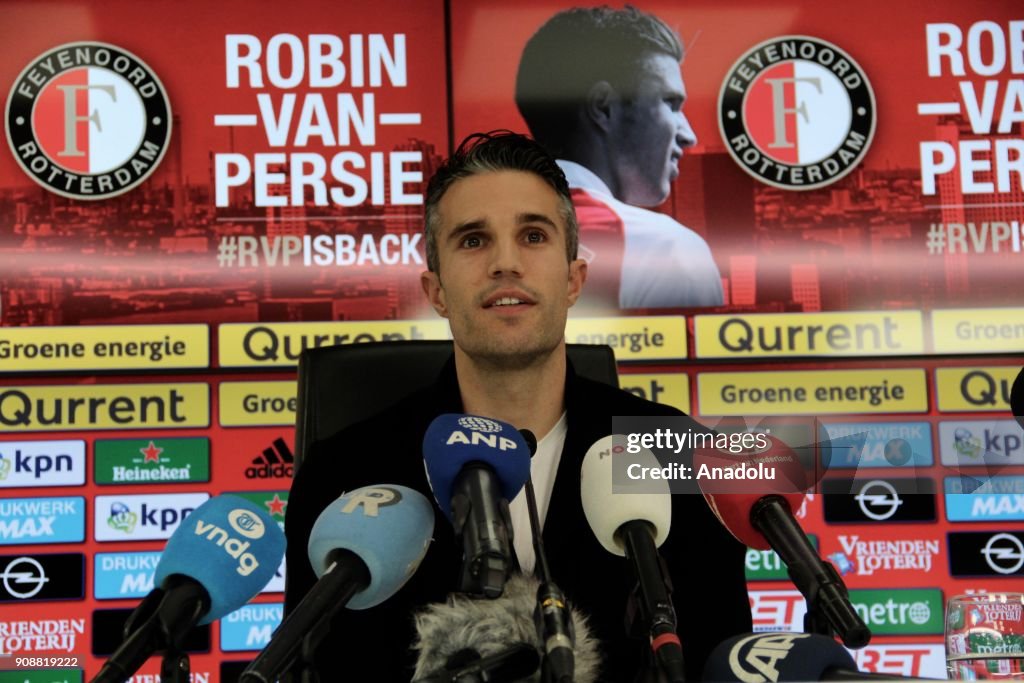 Feyenoord presents Robin van Persie