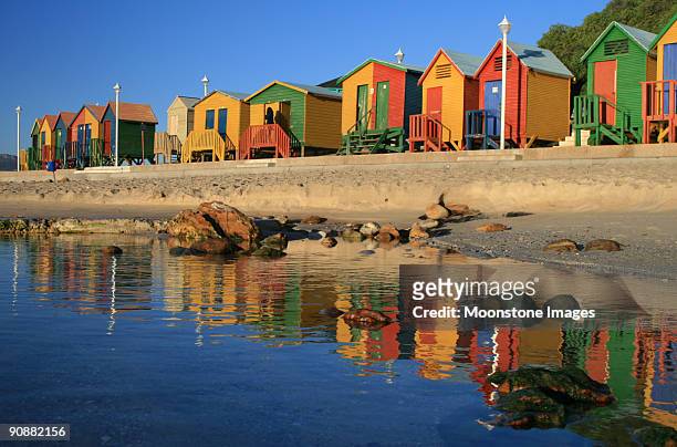 st james beach in cape town, south africa - st james barbados stockfoto's en -beelden