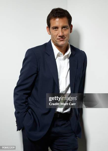 Actor Clive Owen from the film 'The Boys Are Back' poses for a portrait during the 2009 Toronto International Film Festival at The Sutton Place Hotel...