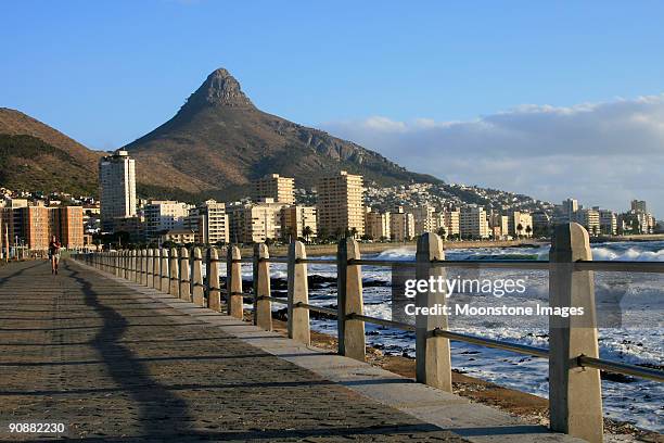 lion's head in cape town, south africa - sea point cape town stock pictures, royalty-free photos & images